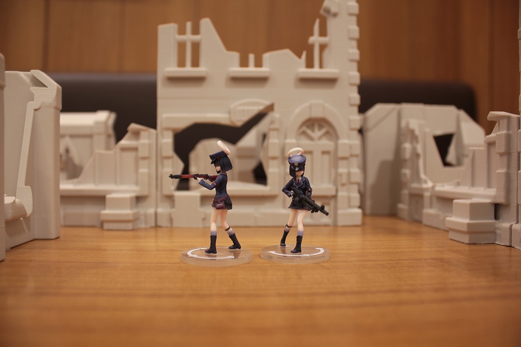 【フルカラー3Dプリントフィギュア】ブルーアーカイブ モブ ゲヘナ風紀委員会セット