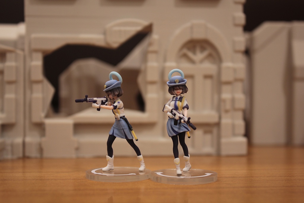 【フルカラー3Dプリントフィギュア】ブルーアーカイブ モブ ヴァルキューレセット