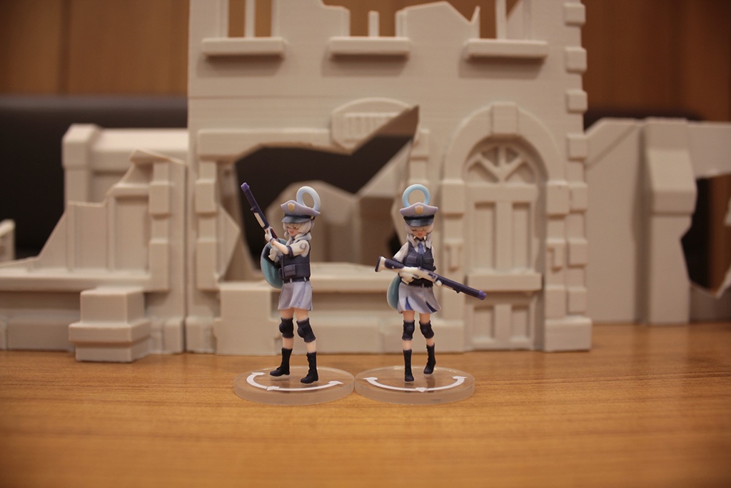 【フルカラー3Dプリントフィギュア】ブルーアーカイブ モブ ヴァルキューレセット