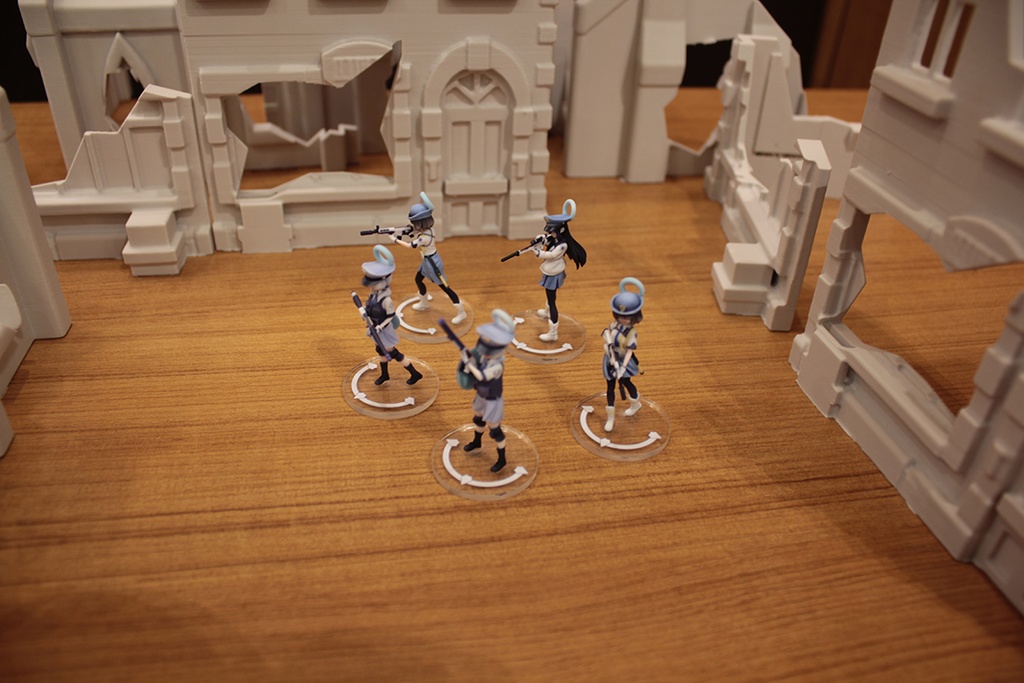 【フルカラー3Dプリントフィギュア】ブルーアーカイブ モブ ヴァルキューレセット