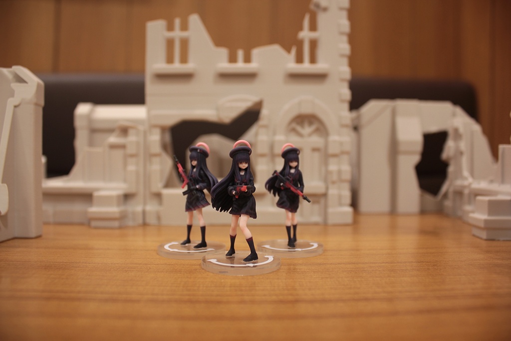 【フルカラー3Dプリントフィギュア】ブルーアーカイブ モブ トリニティ総合学園正義実現委員会セット