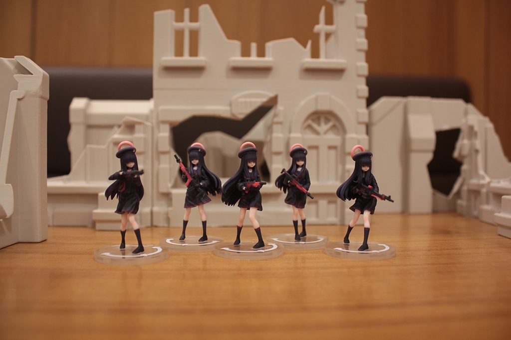 フルカーラープリント完成品　ブルアカ　正実　ゲヘナ　モブちゃんずセット　2点セット