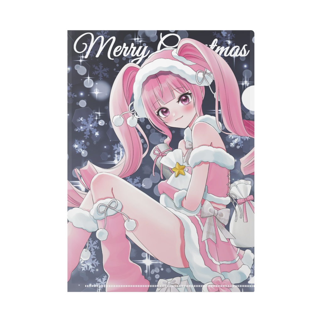 クリスマス女神クリアファイル