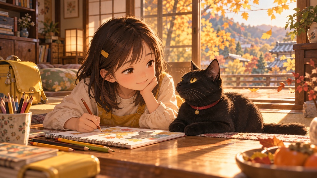 【作業用BGM/音源DL】雲の上の書斎 — 日常を離れ、目の前のことへ|黒猫Music