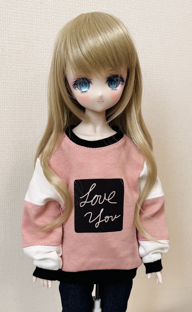 MDD用トレーナー（Love you）ピーチ