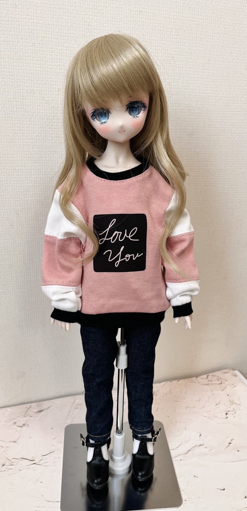MDD用トレーナー(Love you)ピーチ