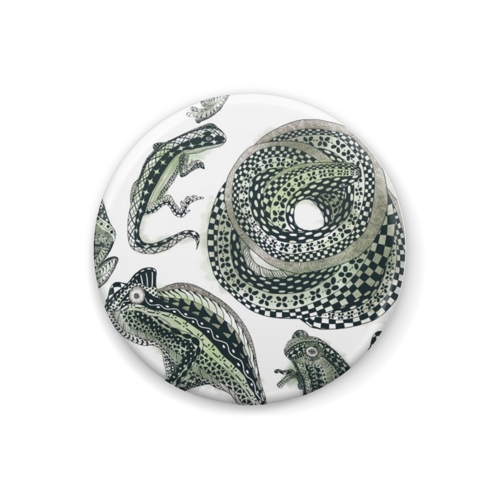 ゼンタングル爬虫類 くらや Booth