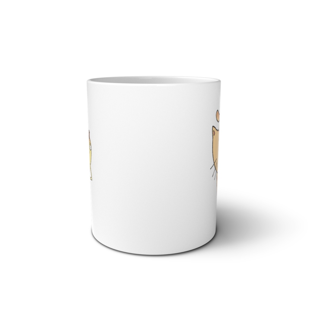 猫じゃないよ「にぇこ」だよマグカップ