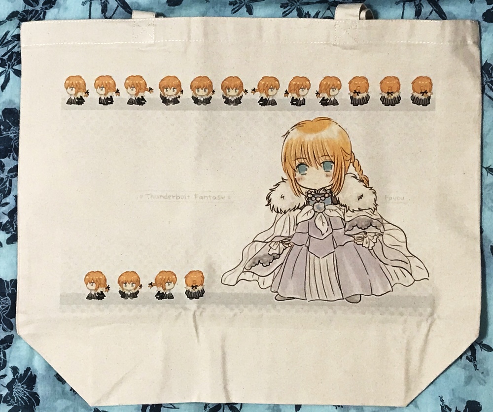 ちび浪巫謠の帆布ビックトートバッグ &巾着
