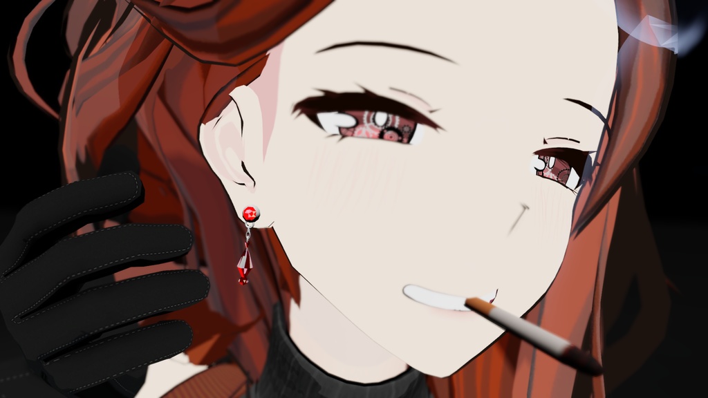 【無料】クリスタルのイヤリング(DB設定済み)