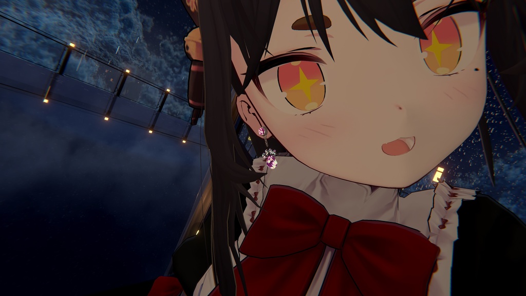 【無料】クリスタルの肉球イヤリング(DB設定済み)