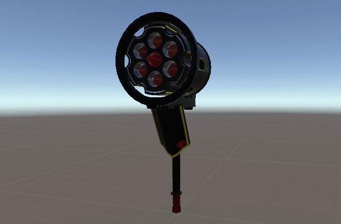 【VRC向け】リボルバーハンマー(装備設定、爆破設定説明あり)