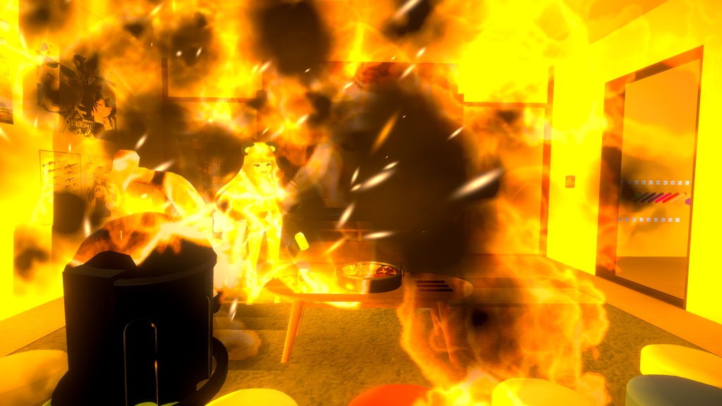 【VRC向け】リボルバーハンマー(装備設定、爆破設定説明あり)