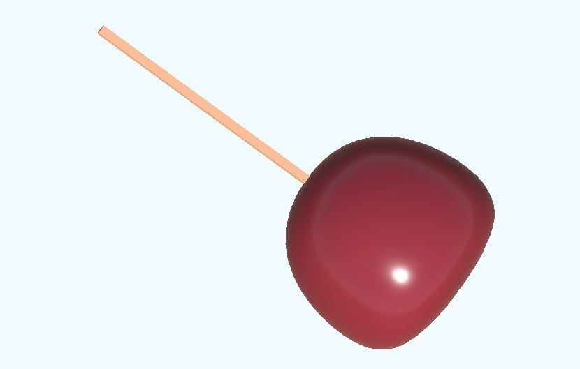 【VRC想定】りんご飴作成ギミック(りんご飴モデル含・Quest対応・2019動作確認済)