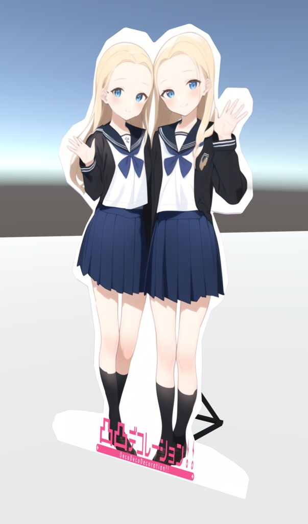 【無料】凸凸デコレーション!!グッズセットB【VRC向け】