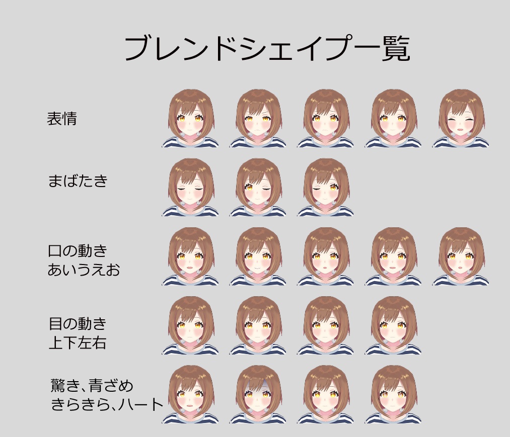 【無料アバター】オリジナル3Dモデル「小春日さとり」(こはるびさとり)