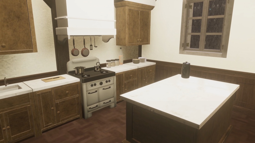 夜更けの喫茶店 - Cozy Cafe World Pack for VRChat / Unity -