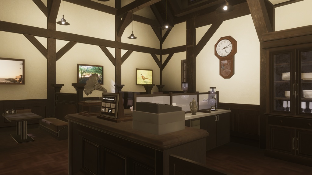 夜更けの喫茶店 - Cozy Cafe World Pack for VRChat / Unity -