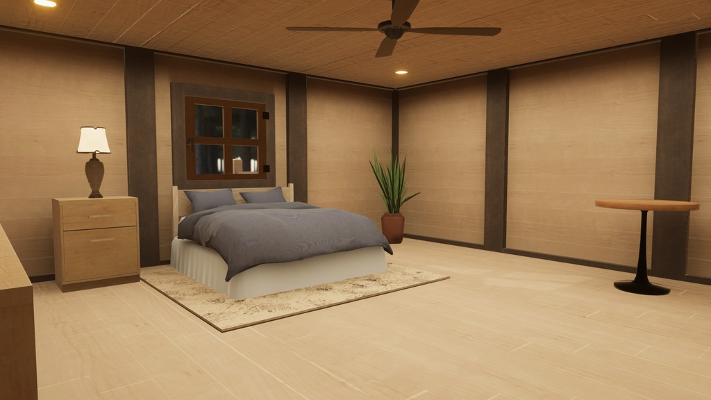 静かな森のコテージ -Peaceful cottage World Pack for VRChat / Unity -