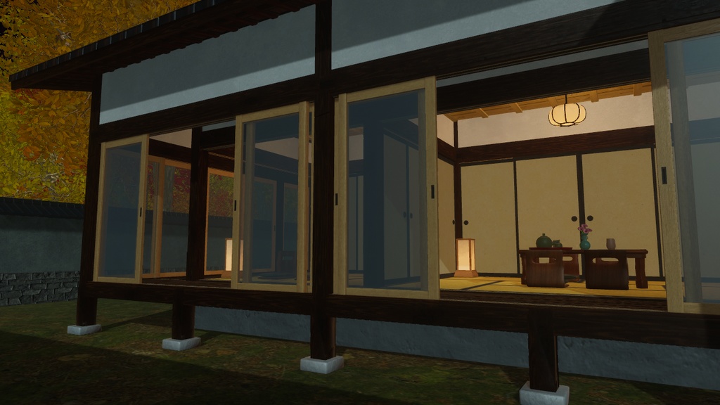 【期間限定セール】紅葉を望む山荘 - Autumn Mountain World Pack for VRChat / Unity -【VRChat向けワールド】
