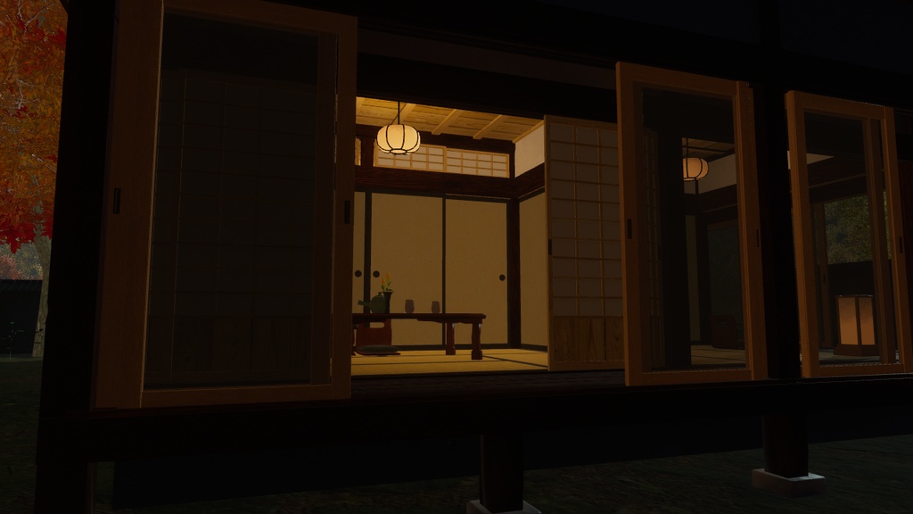 【期間限定セール】紅葉を望む山荘 - Autumn Mountain World Pack for VRChat / Unity -【VRChat向けワールド】