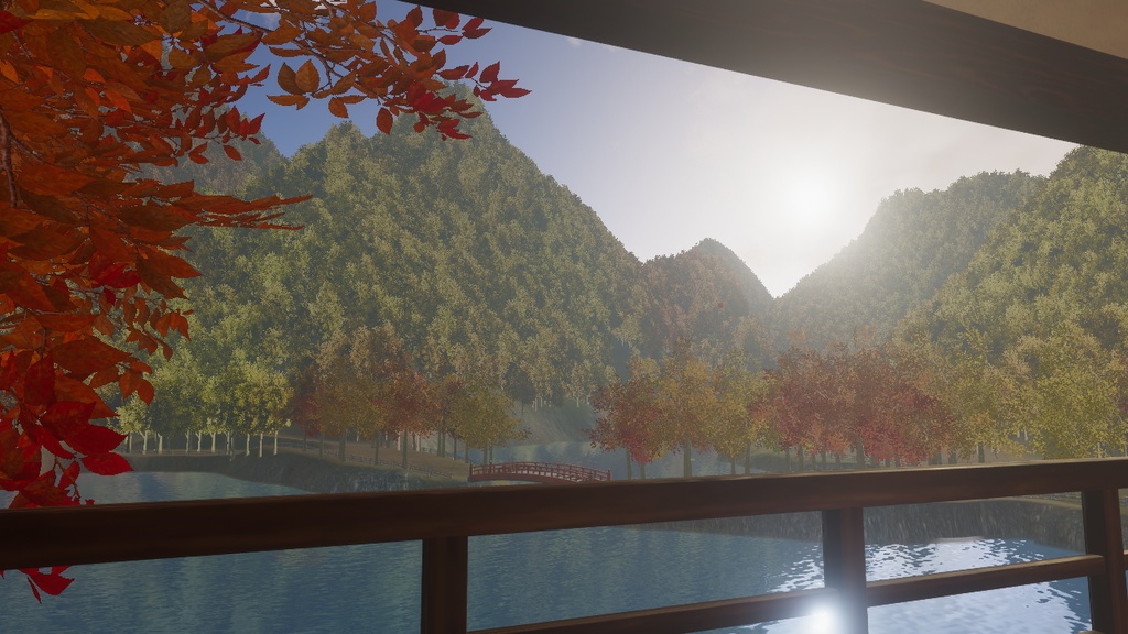 【期間限定セール】紅葉を望む山荘 - Autumn Mountain World Pack for VRChat / Unity -【VRChat向けワールド】