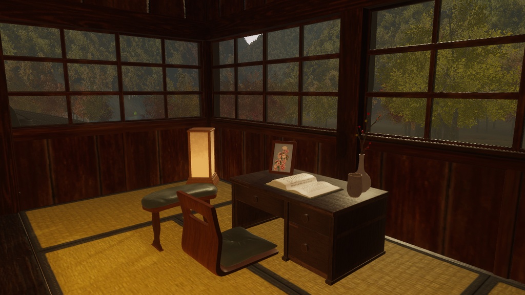 【期間限定セール】紅葉を望む山荘 - Autumn Mountain World Pack for VRChat / Unity -【VRChat向けワールド】