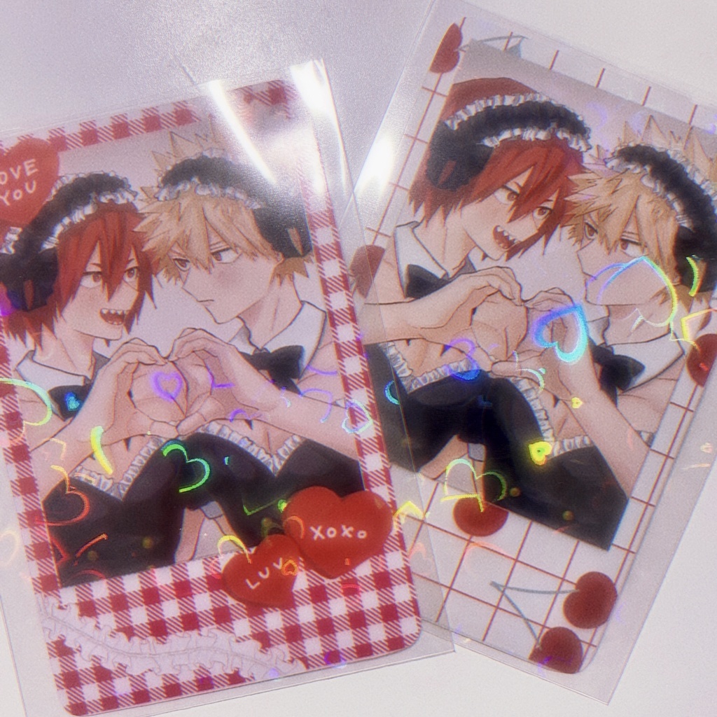 メイド切爆チェキ風トレカ