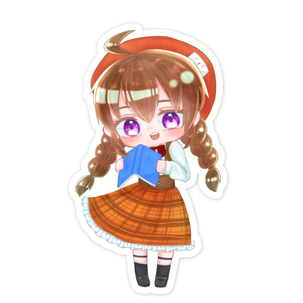 愛白遊兎3周年記念ステッカー