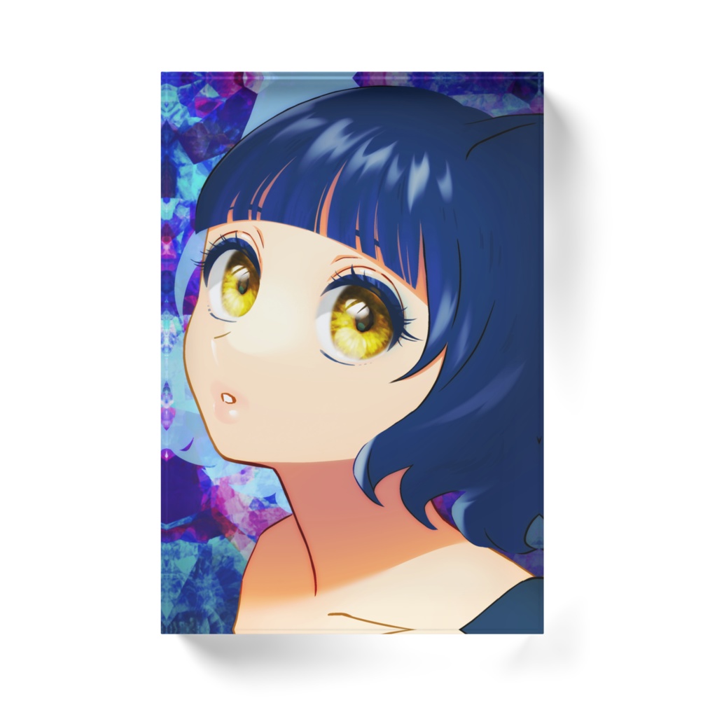 モナパちゃんアクリルブロック