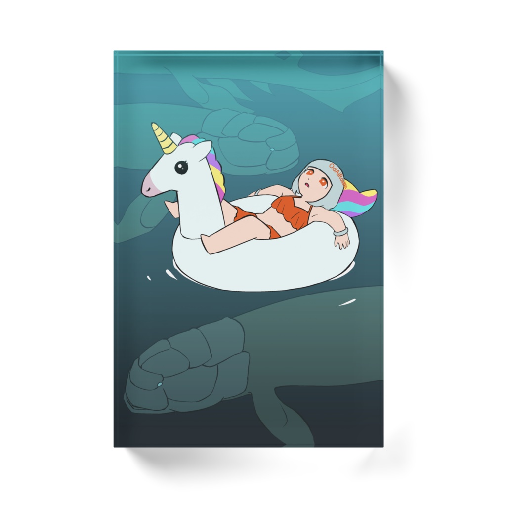 オダイロイド1号アクリルブロック