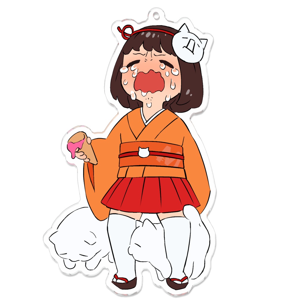 モナコインちゃんアクキー