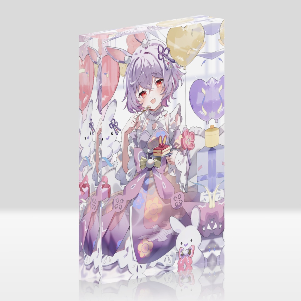 【販売終了】【紫兎みさ デビュー半年記念グッズ】アクリルブロック