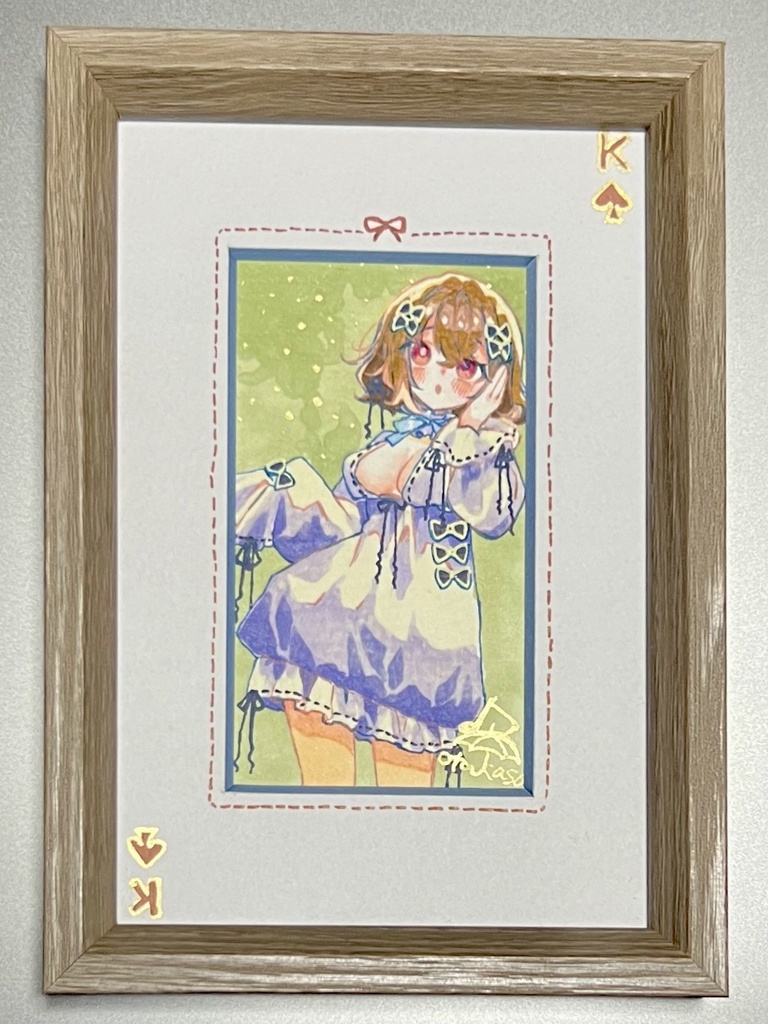 イラスト原画【マット・フレーム付き】