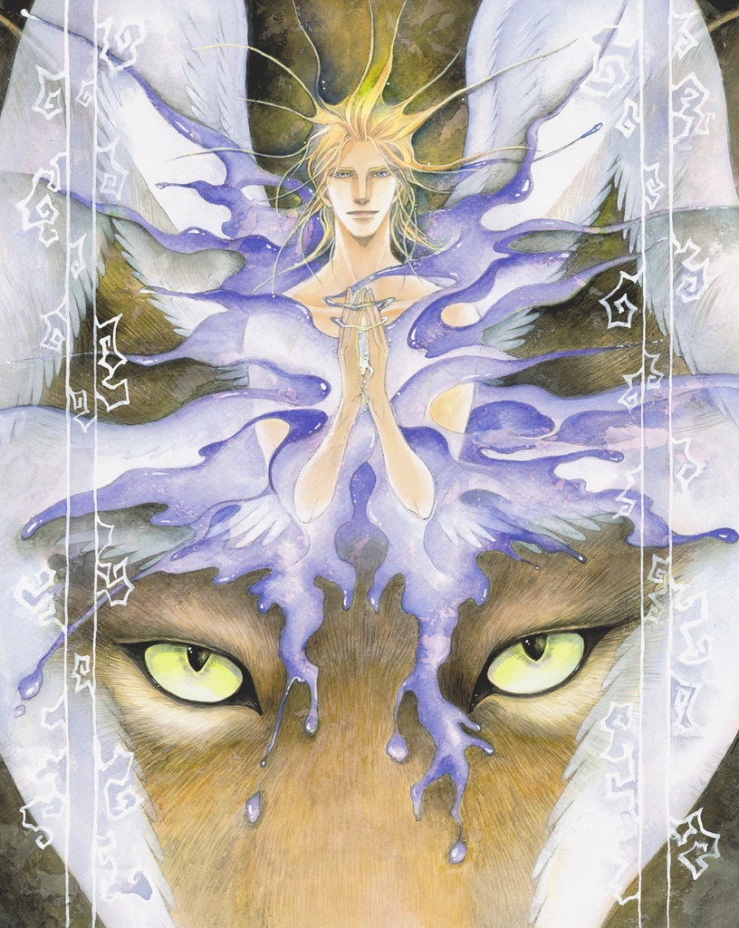 【受付終了】「ファサード」篠原鳥童先生直筆サイン入り・描き下ろしキャンバスアート