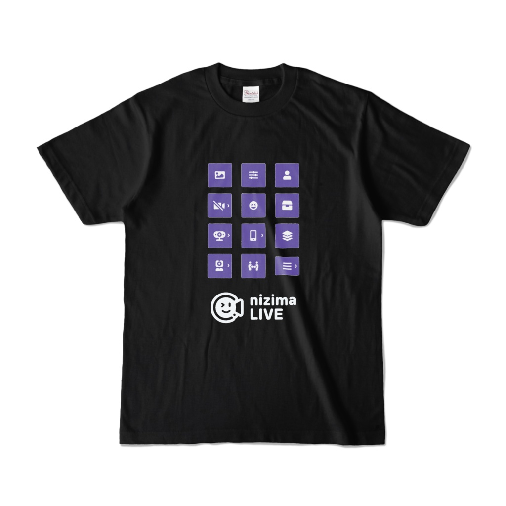 nizimaLIVE UIアイコンTシャツ