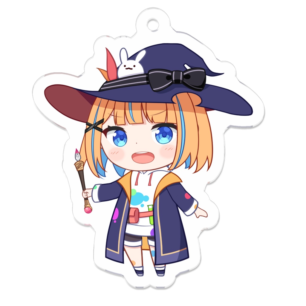 虹色まお(デフォルメ) アクリルキーホルダー