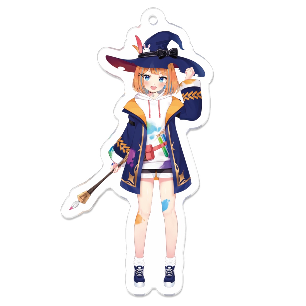 虹色まお アクリルキーホルダーB