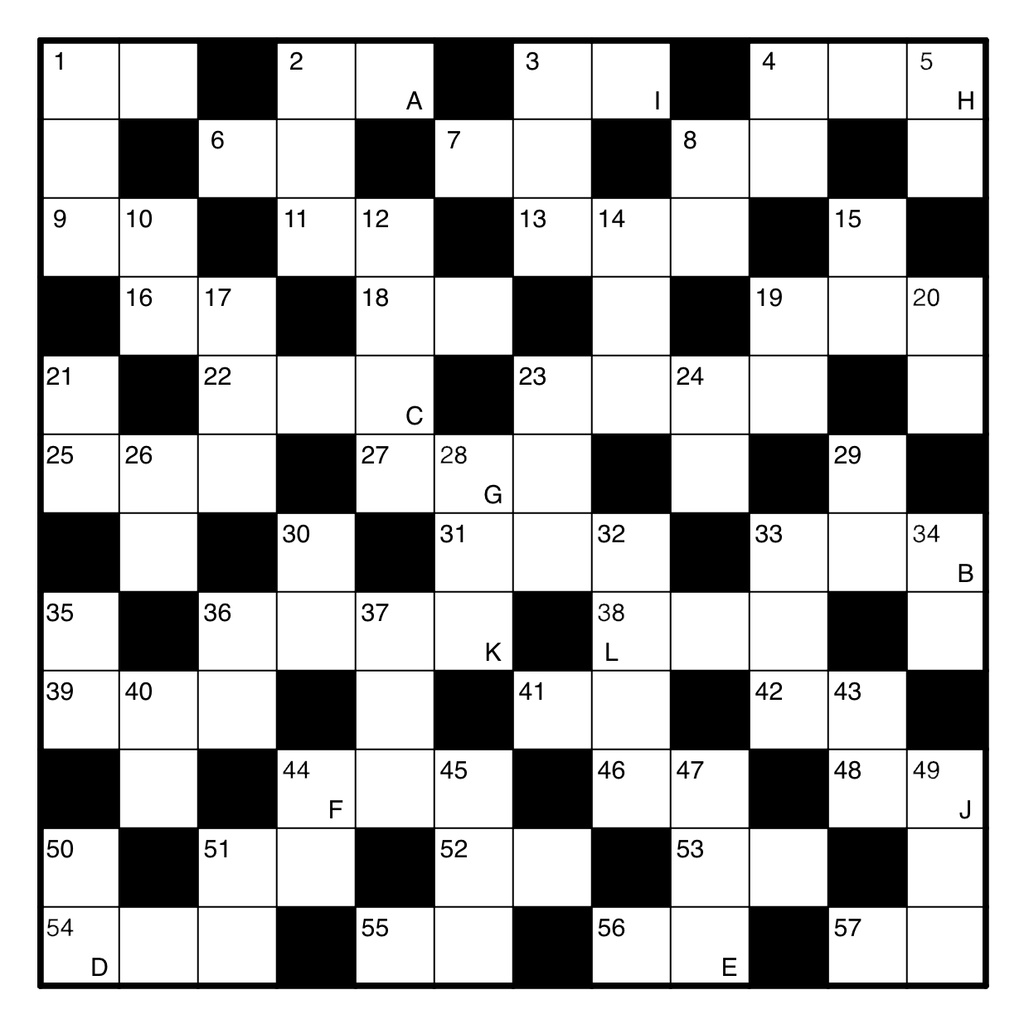 クロスワード(12×12)
