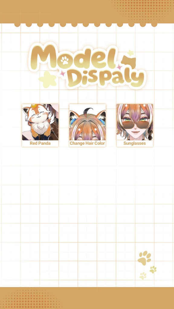 【Live2D Model】 Red Panda 【Black Ver.】【Live2Dモデル】