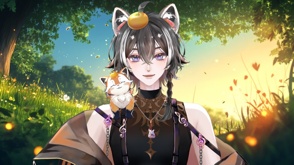 【Live2D Model】 Red Panda 【Black Ver.】【Live2Dモデル】