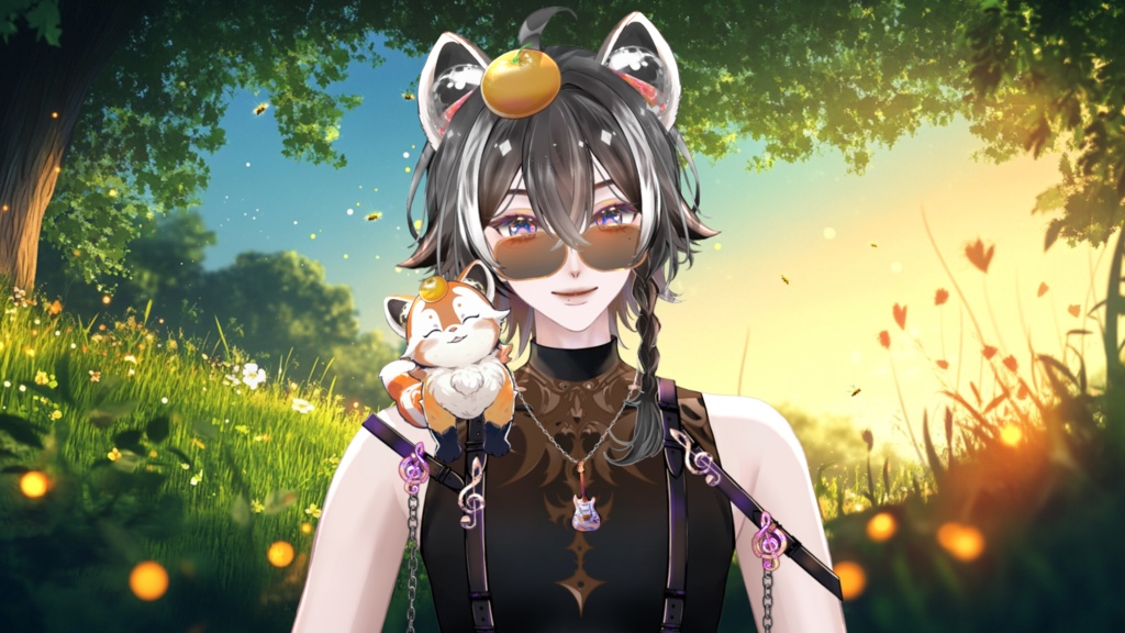 【Live2D Model】 Red Panda 【Black Ver.】【Live2Dモデル】