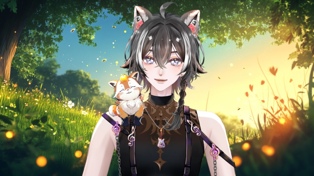 【Live2D Model】 Red Panda 【Black Ver.】【Live2Dモデル】