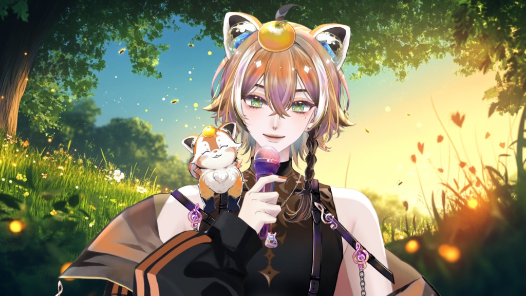 【Live2D Model】 Red Panda 【Black Ver.】【Live2Dモデル】