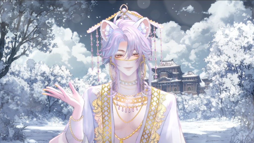[Live2D Model] Lion Premade Model [Purple Ver.] 【Live2Dモデル】