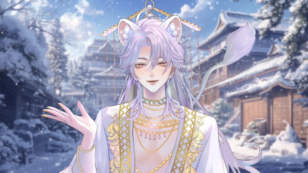[Live2D Model] Lion Premade Model [Purple Ver.] 【Live2Dモデル】