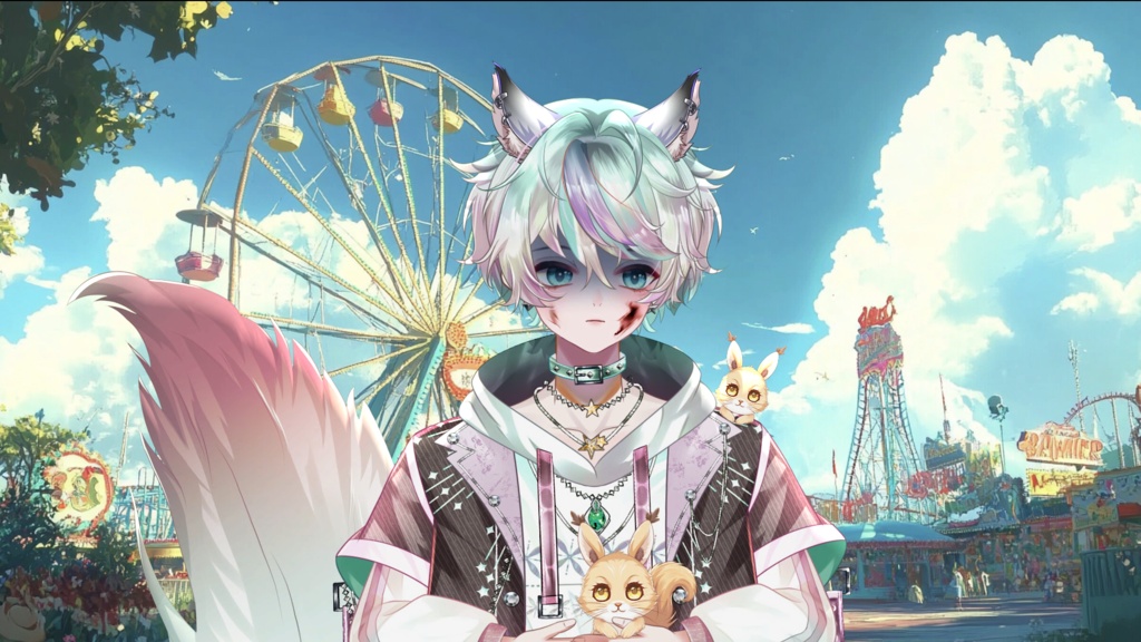 【Live2D Model】Squirrel Boy 【Pink Ver.】【Live2Dモデル】