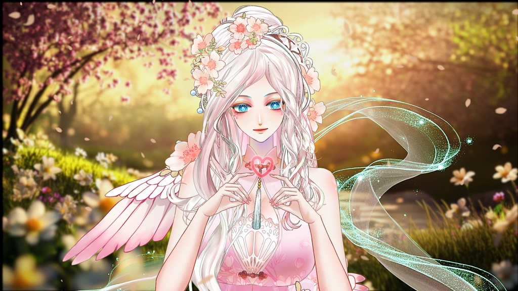 【Live2D Model】Silver Bird (Dual Form) Premade Model 【Live2Dモデル】