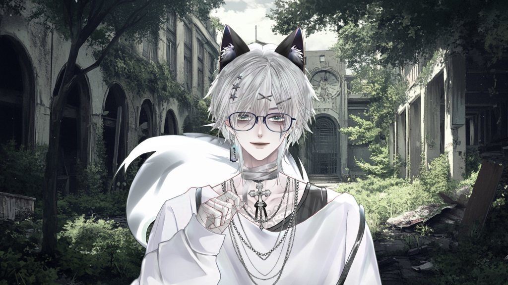 【Live2D Model】Husky (Dual Form) premade model 【Live2Dモデル】