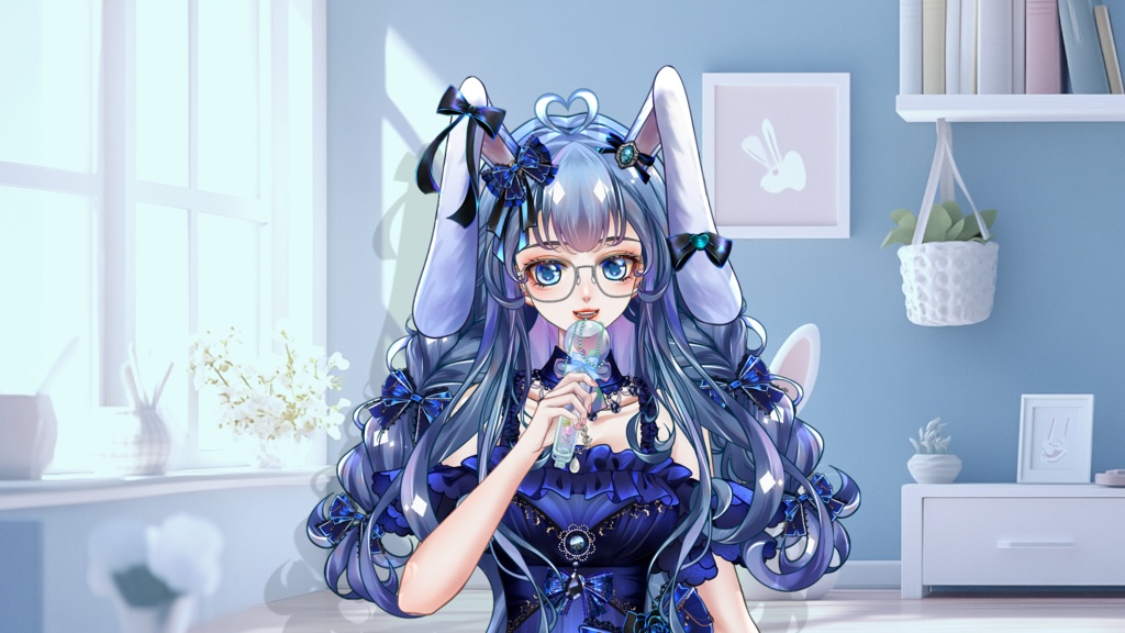 【Live2D Model】Usagi 【Blue Ver.】【Live2Dモデル】